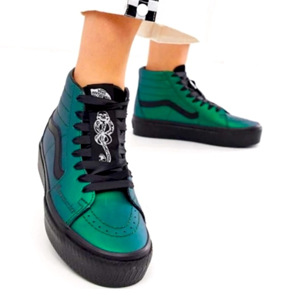 Van Harry Potter Morsmordre Arts SK8 HI Platform Size 3.5-5